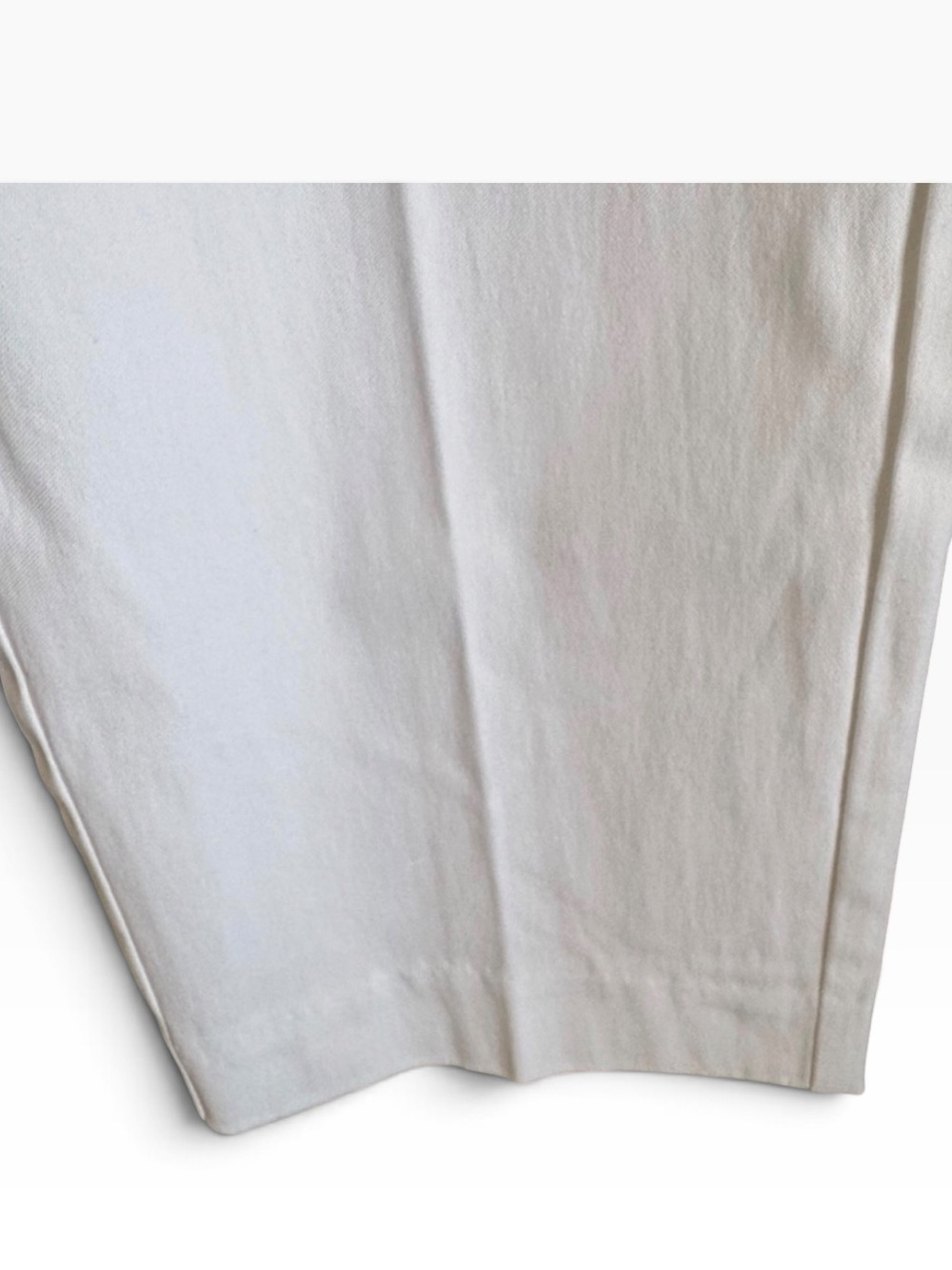 NWT Premise White Bengaline Straight Leg Pull-On Pants Size L - Picture 10 of 10